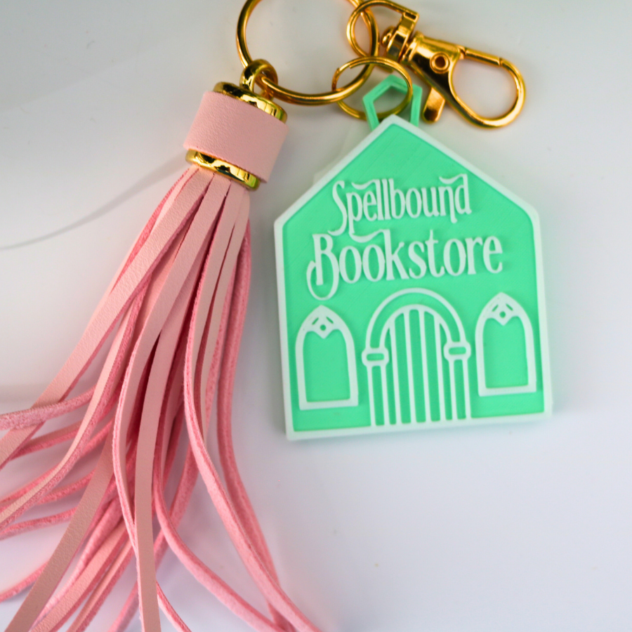 Spellbound Bookstore Keychain