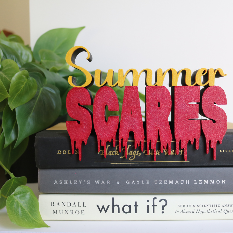 Summer Scares Shelf Sign