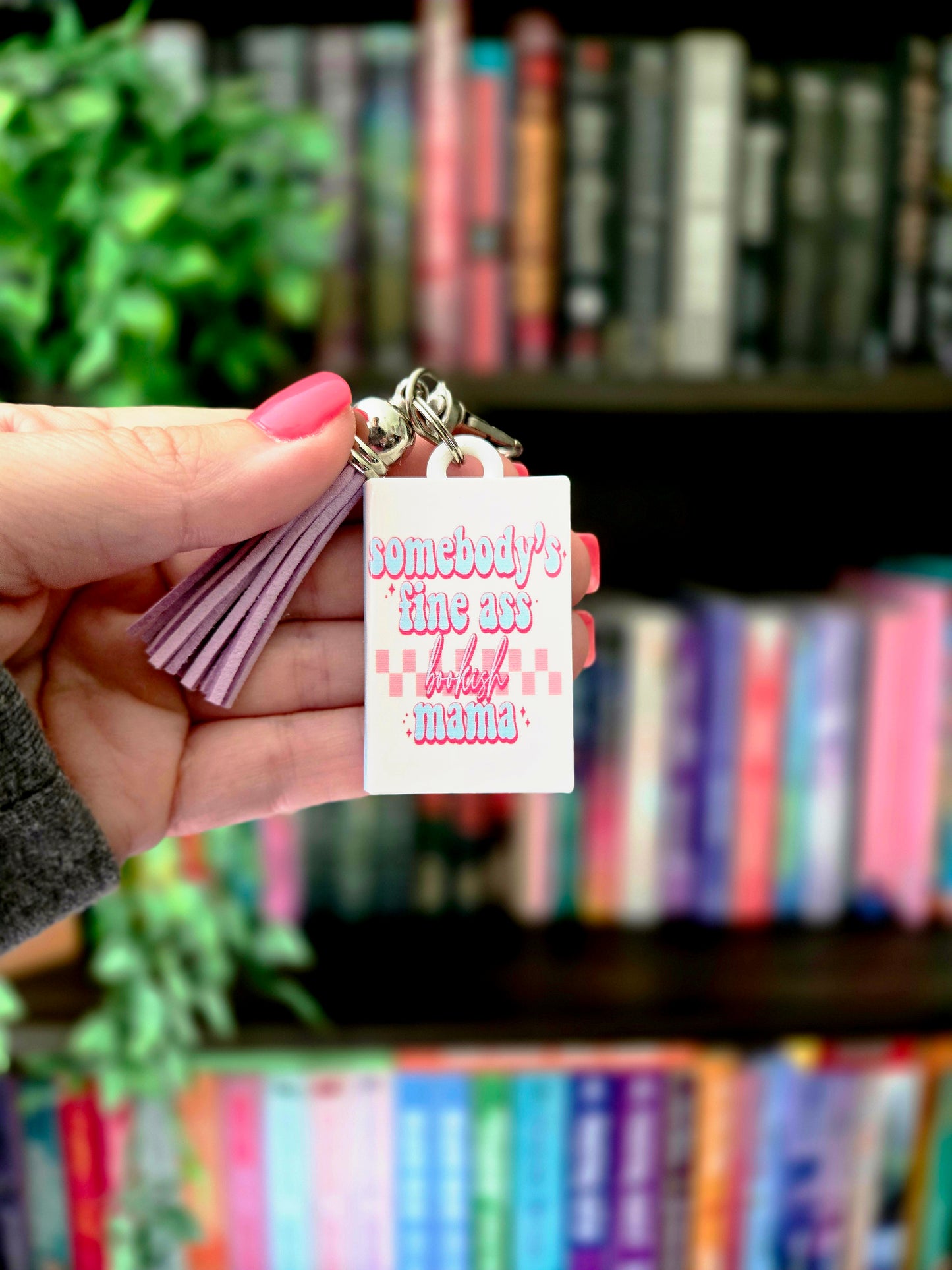 Mama Book Keychain