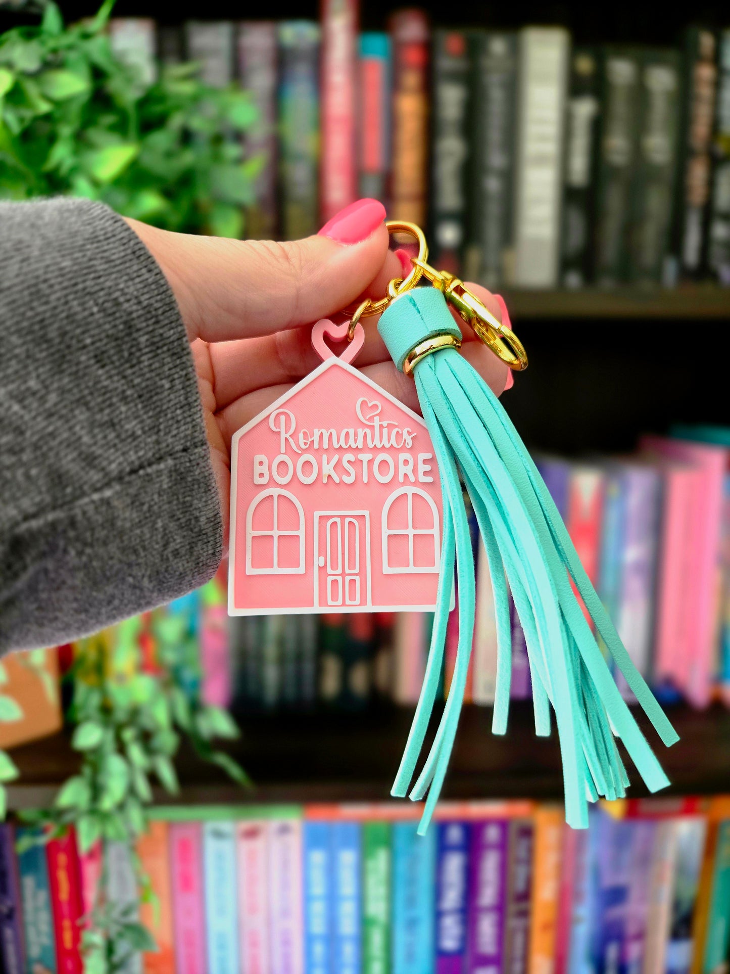 Romantics Bookstore Keychain