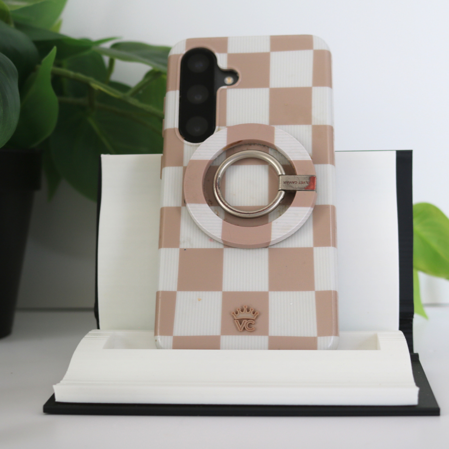 Open Book Phone Holder