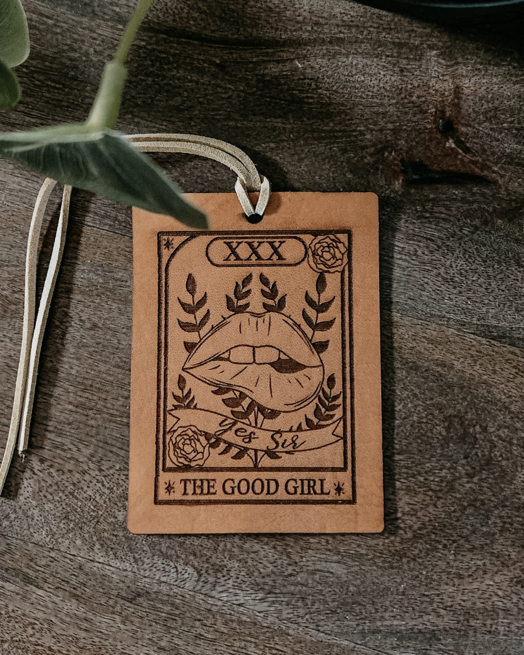 The Good Girl Leather Car Freshie