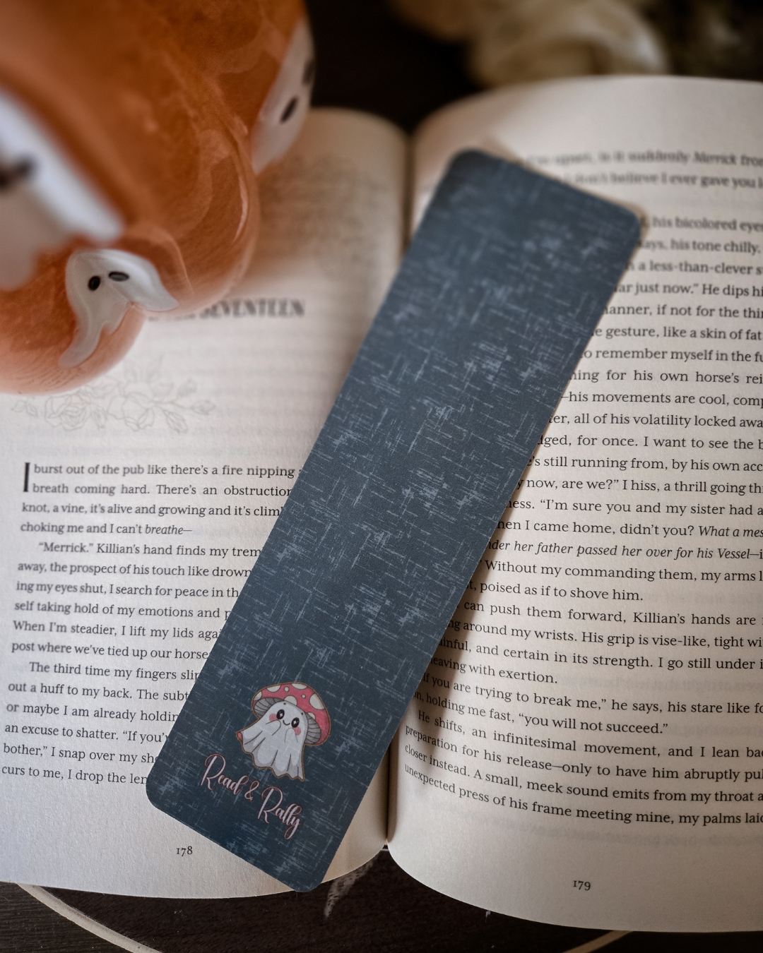 Ghost Mushroom Bookmark