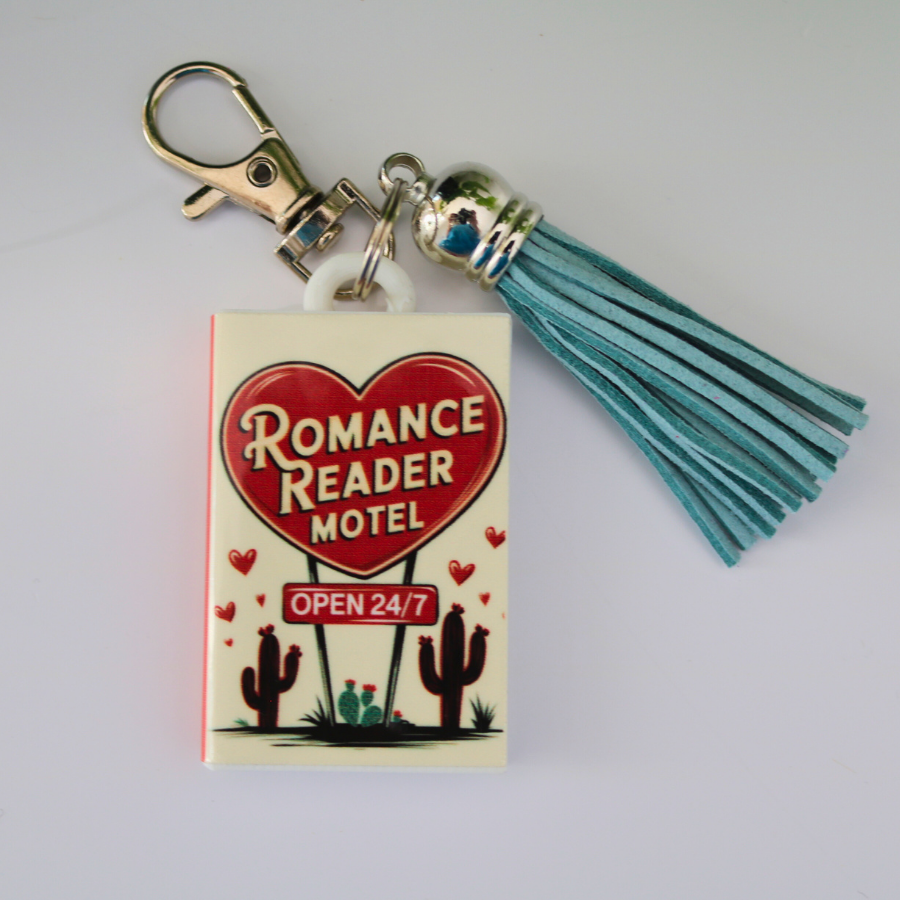 Romance Reader Keychain