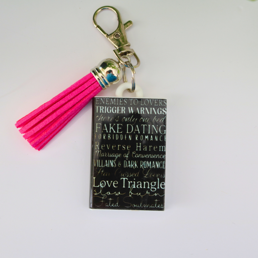 Trope Book Keychain