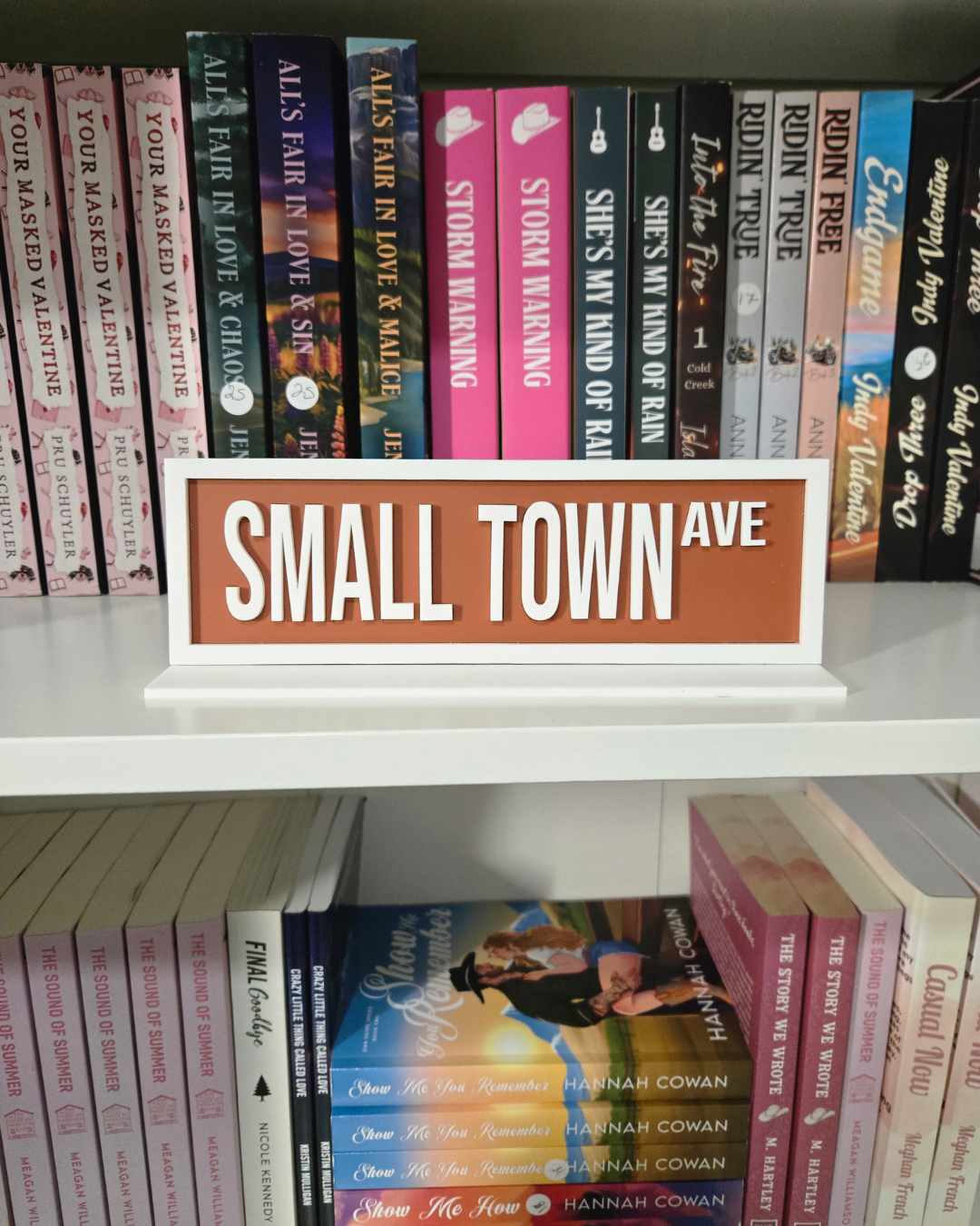 Small Town Acrlyic Sign