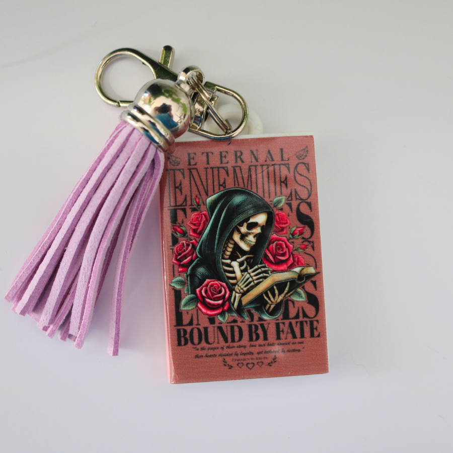 Enemies Book Keychain