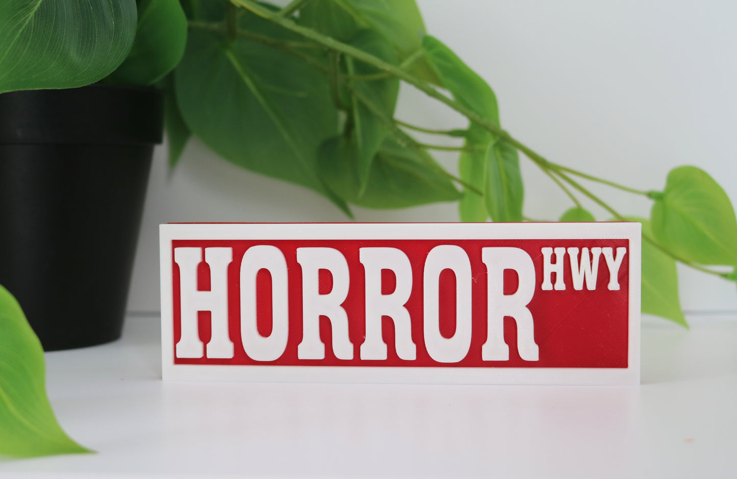Horror 6x2 Street Sign