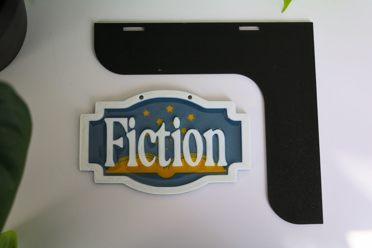 Fiction Corner Sign
