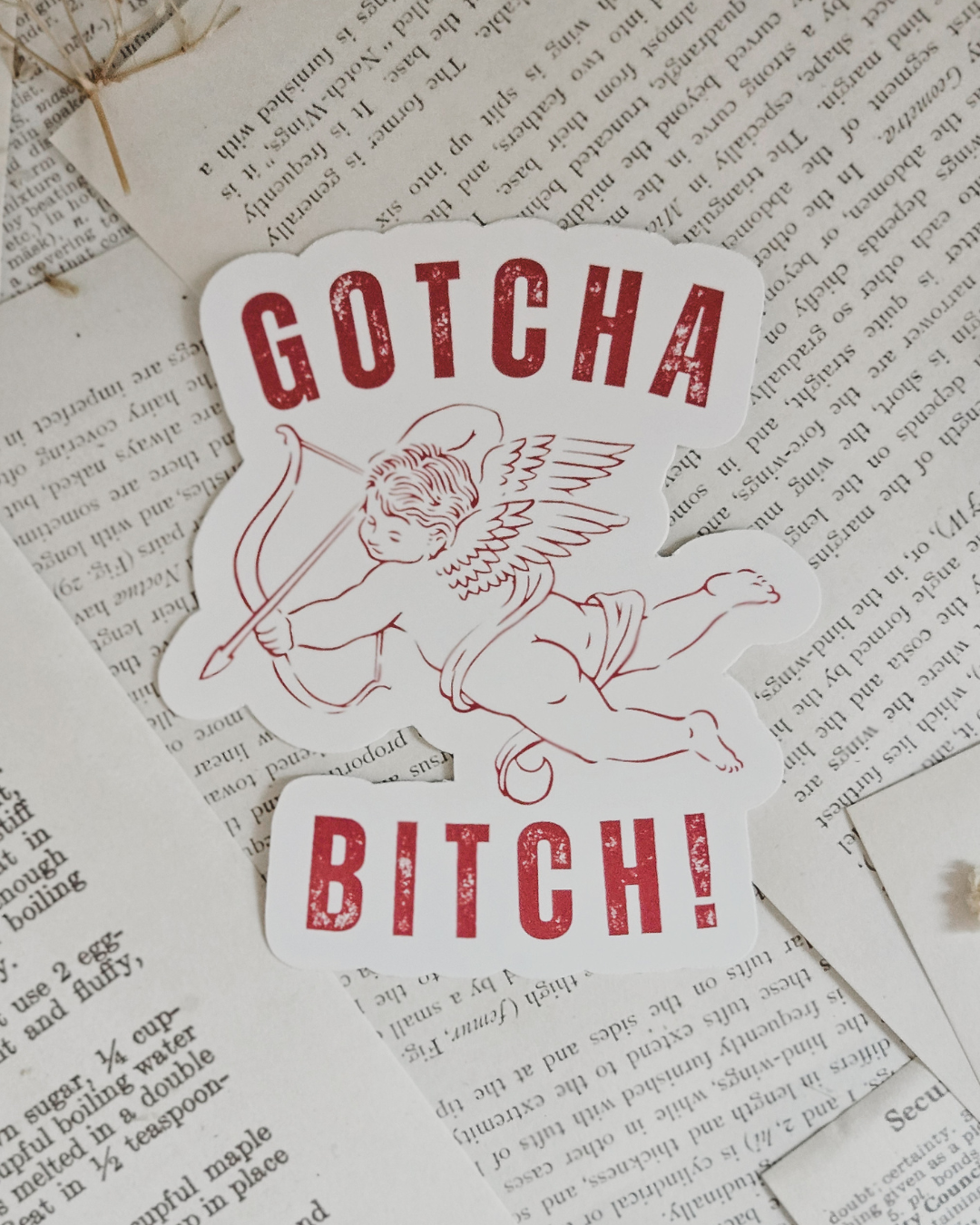 Gotcha Bitch Sticker