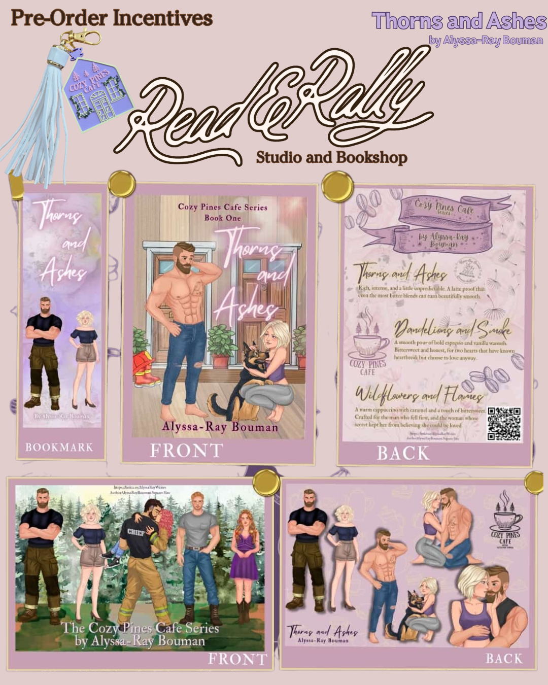 Thorns and Ashes by Alyssa-Ray Bouman Pre-Order Exclusive