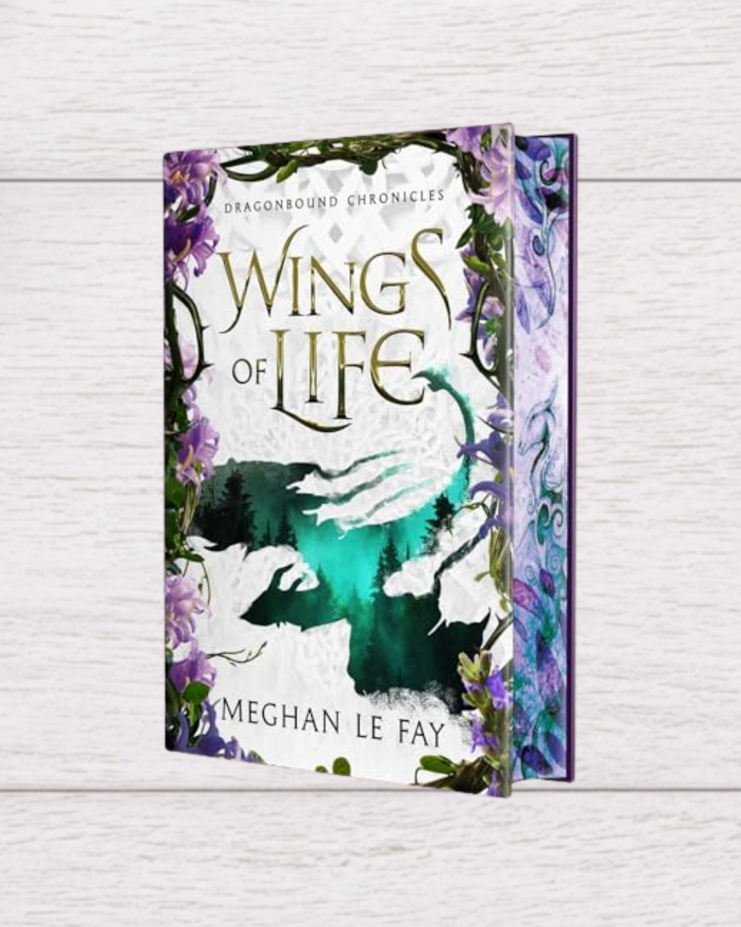 Wings of Life by Meghan Le Fay (Dragonbound Chronicles #1) SIGNED BOOKPLATE & SWAG