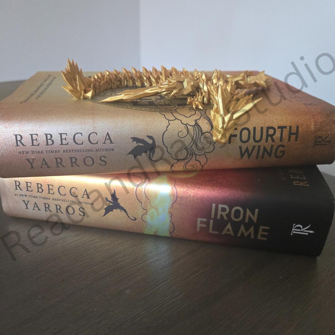Black & Gold Combo 3D Print Articulating Dragons - Handcrafted Dragon Sculptures