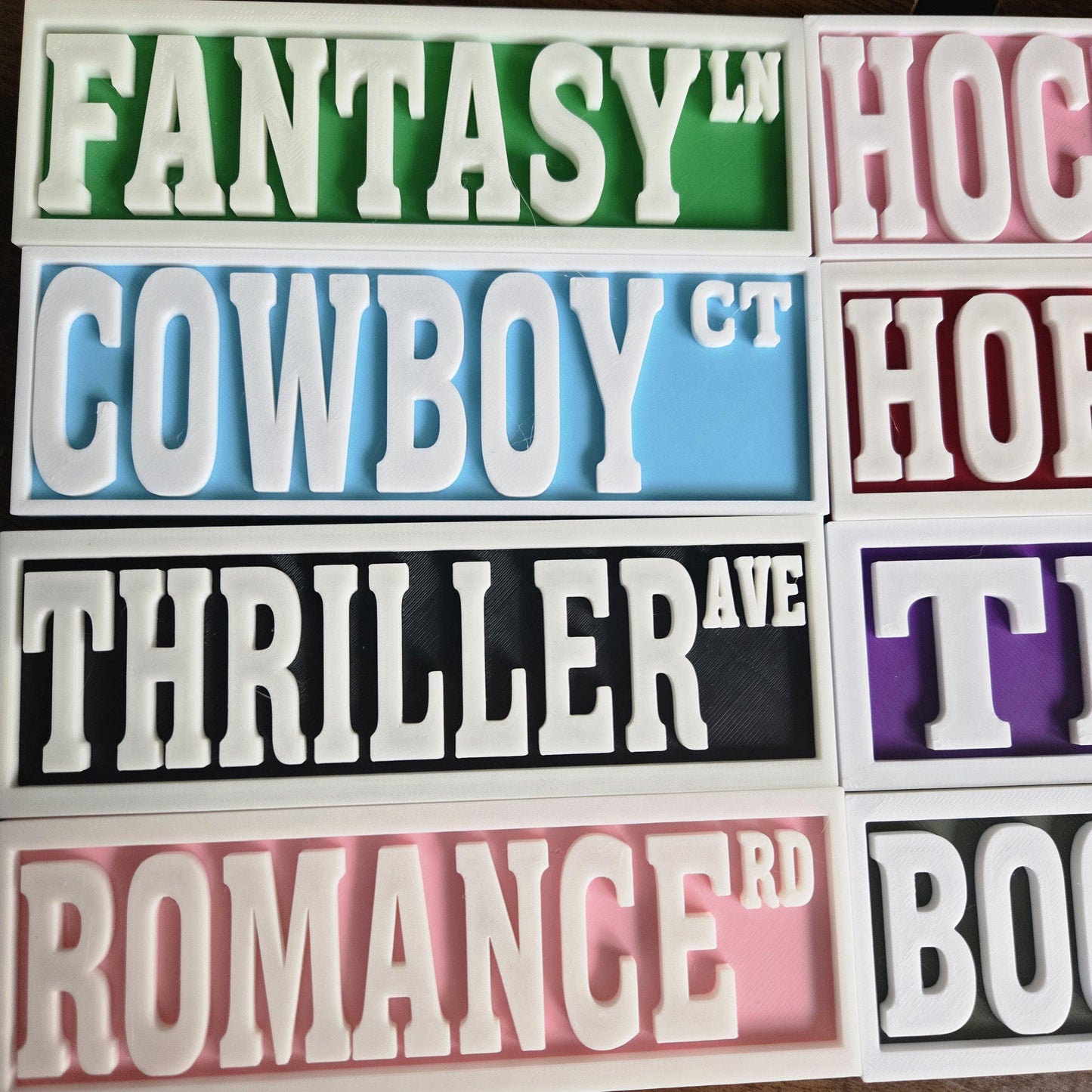 Cowboy 6x2 Street Sign
