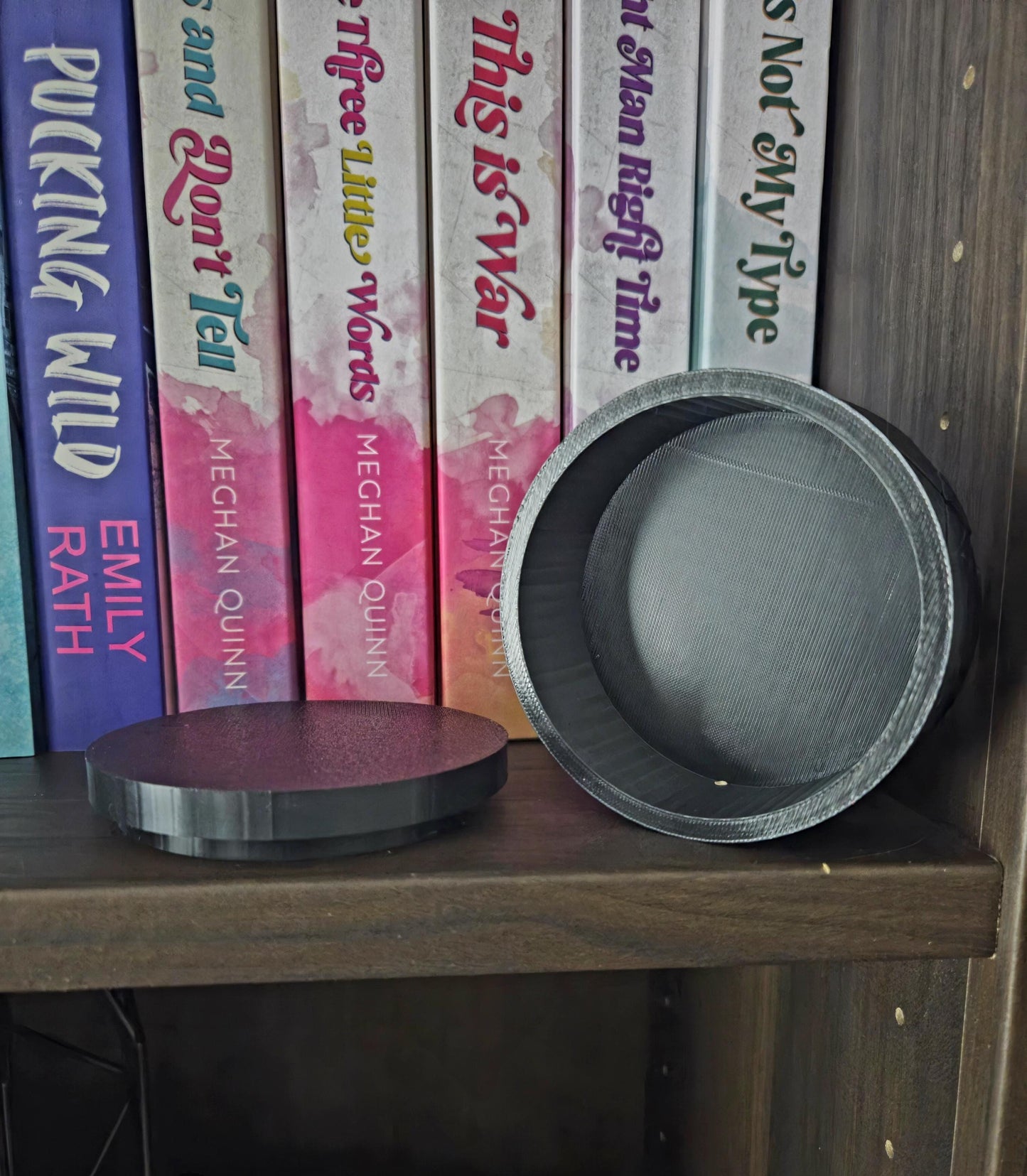 Hockey Puck Container | Hockey Romance Fan Gift | 3D Printed Storage Box | Book Lover Decor