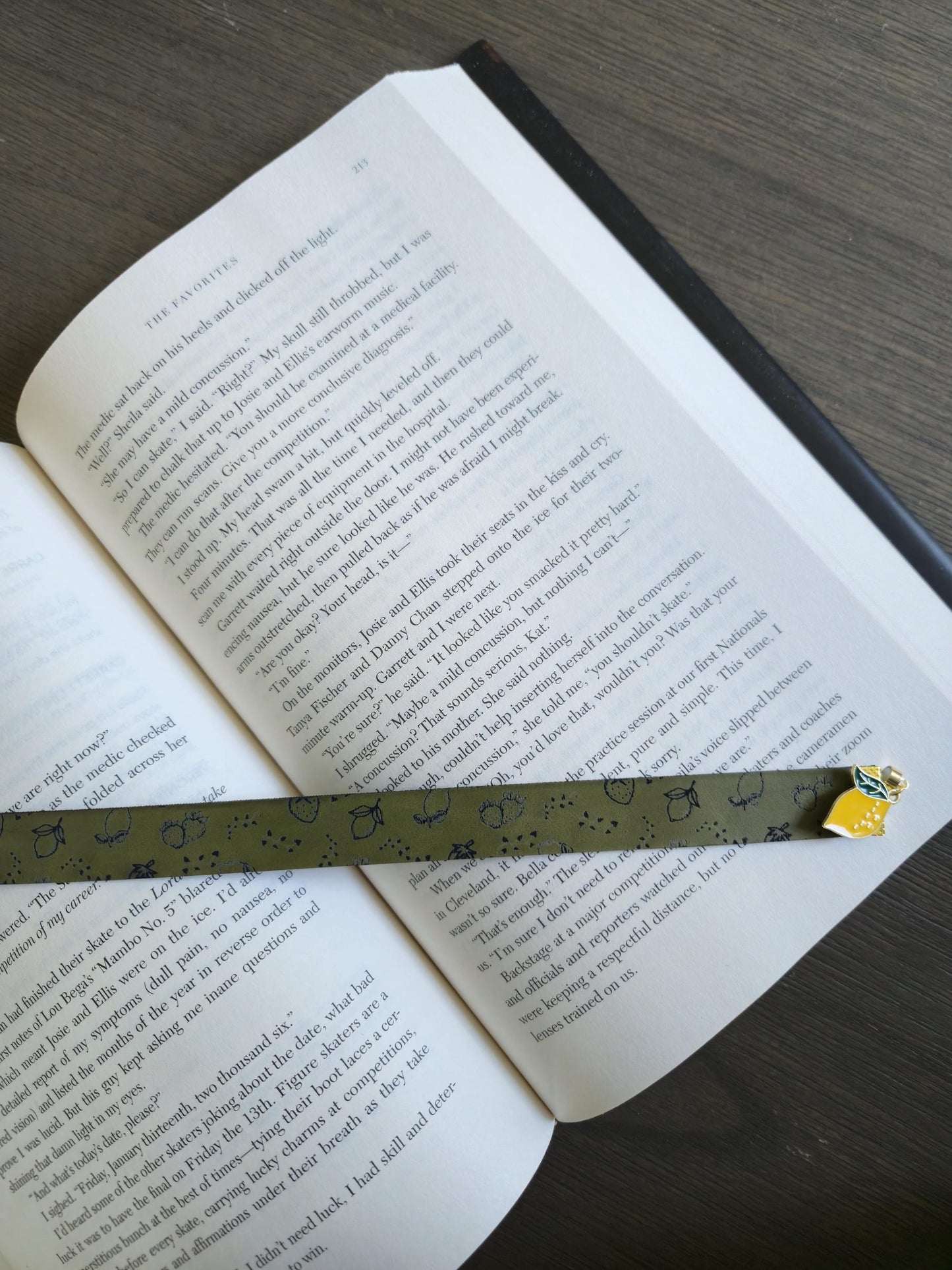 Leatherette Bookmark Bracelet