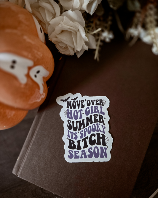 Spooky Bitch Season - Vinyl Glossy Sticker