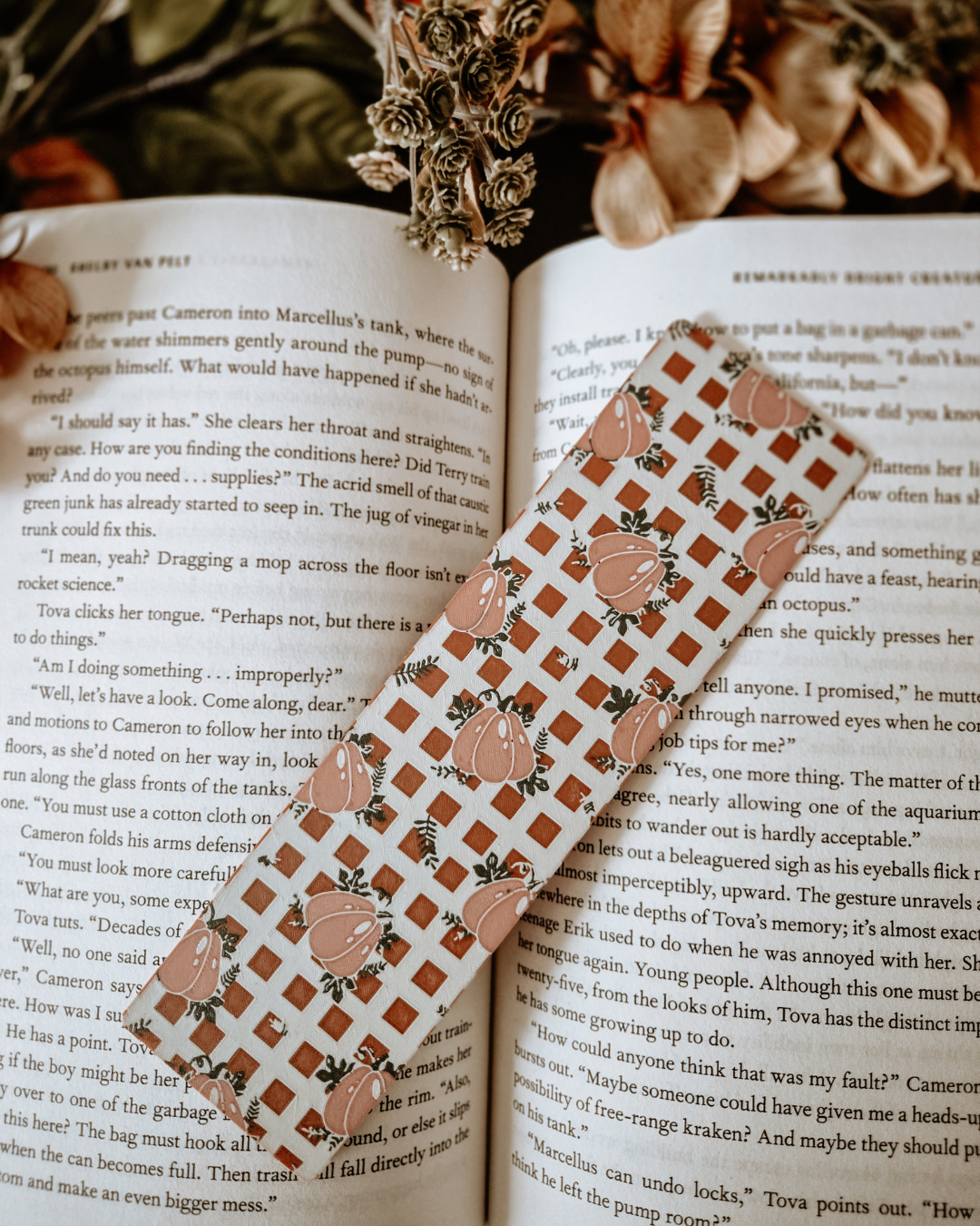 Checkered Gourd 3D Printed Bookmark