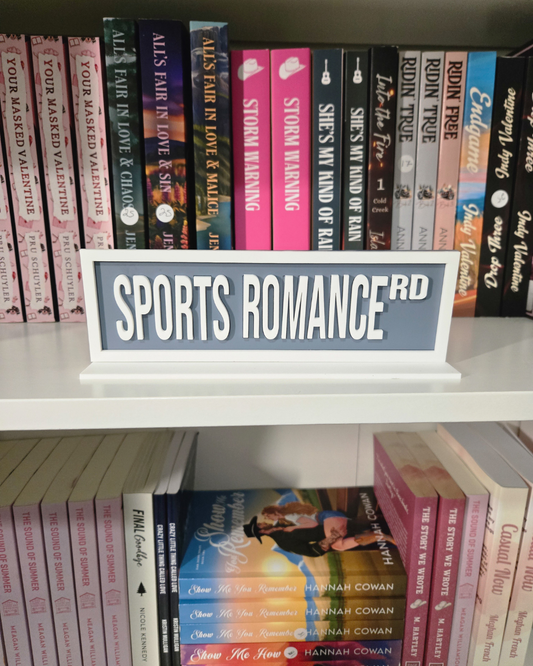Sports Romance Acrlyic Sign