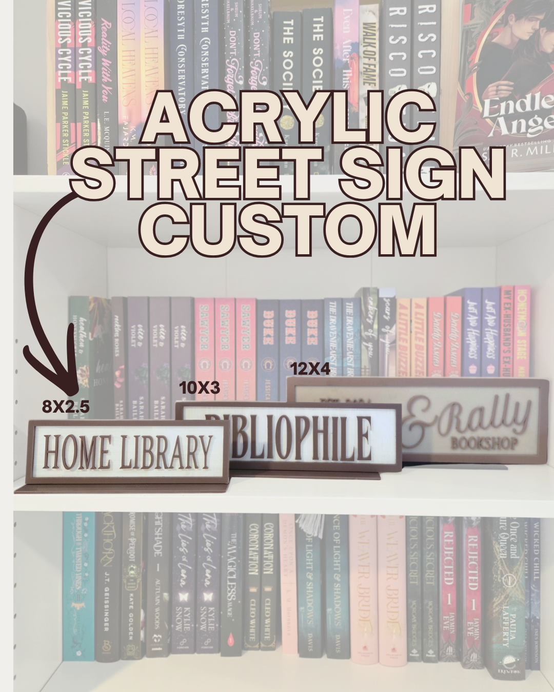 Heritage Acrylic Street Sign (Custom 8" x 2.5")