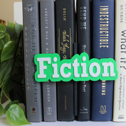 Fiction Peek-Out Sign
