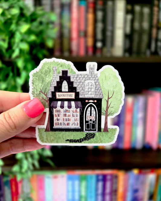 Gothic Bookshop - Vinyl Sticker