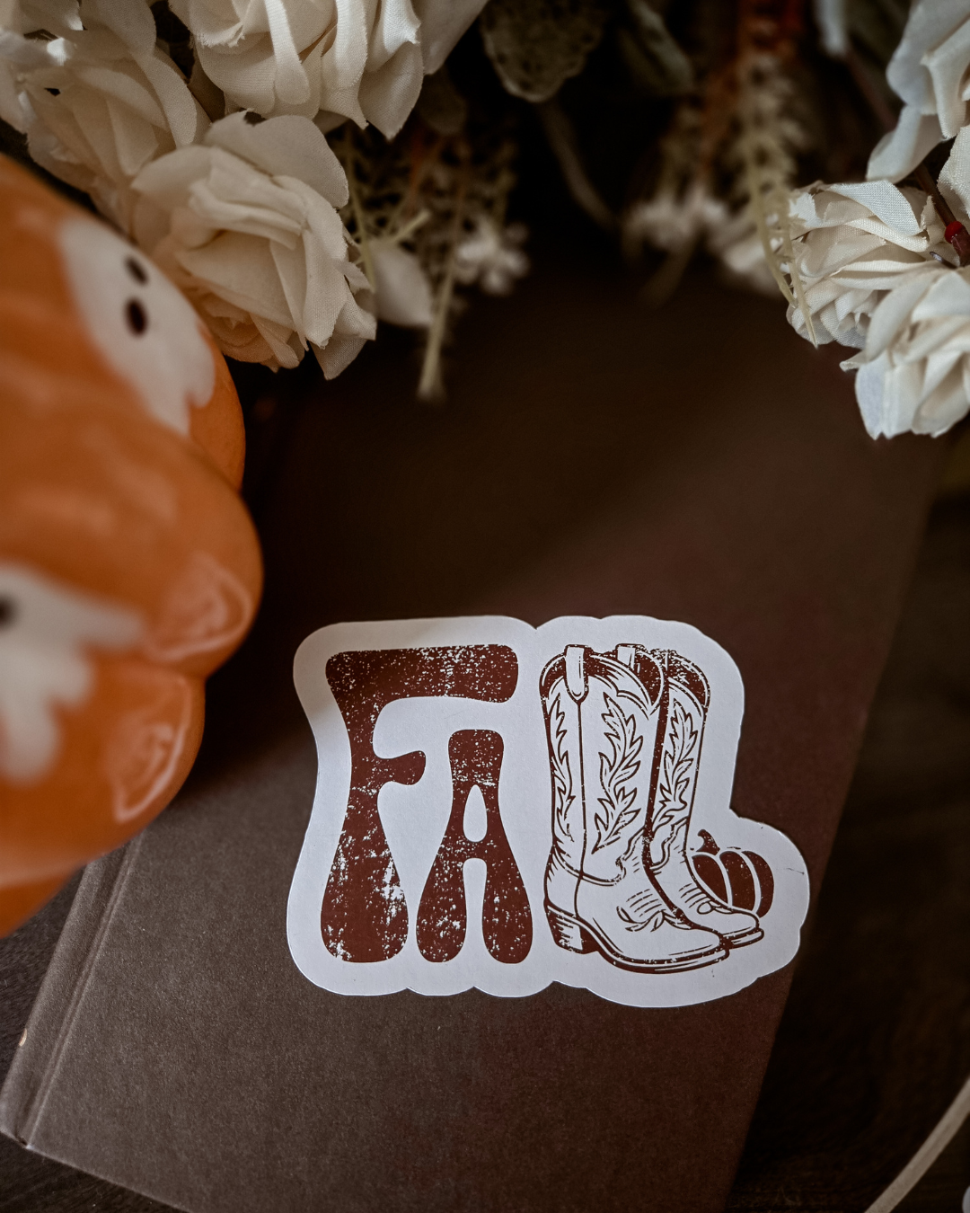 Fall Cowboy Boots Magnet