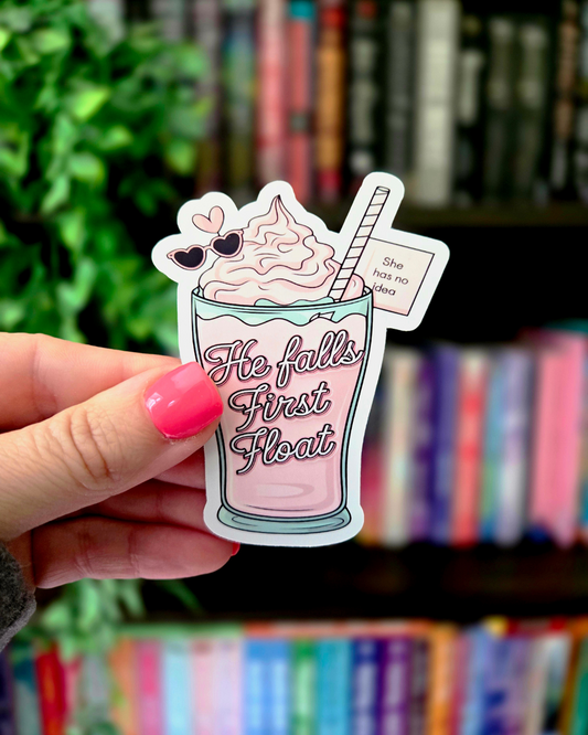 He Falls First Float - Vinyl Sticker