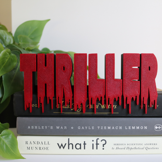 Thriller Shelf Sign
