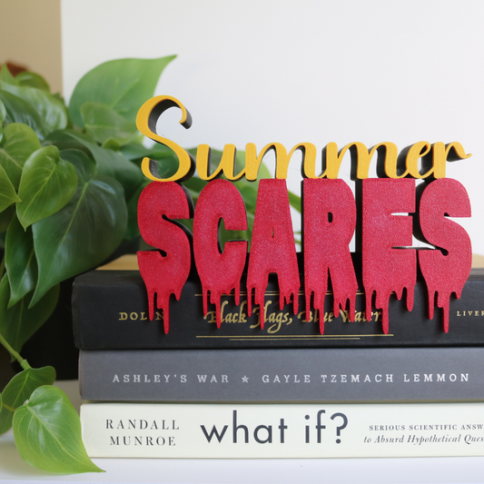 Summer Scares Shelf Sign
