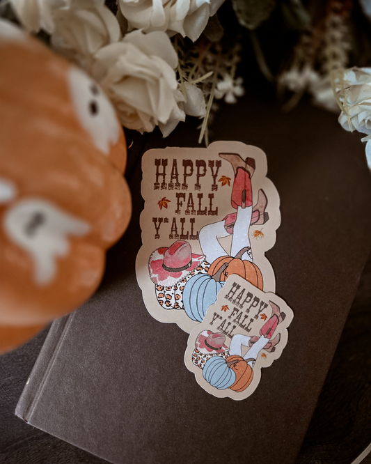 Happy Fall Ya'll Magnet