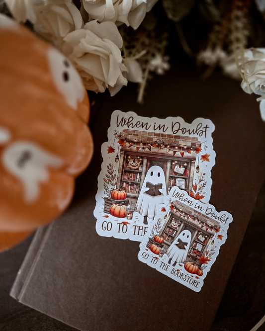 Ghost Bookstore Magnet