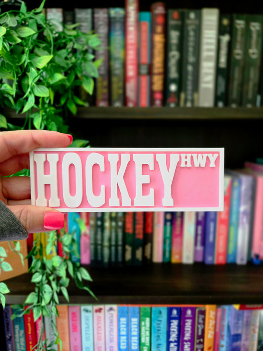 Hockey 6x2 Street Sign