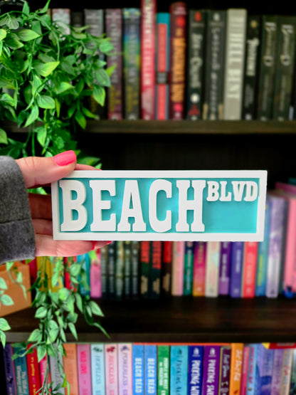 Beach 6x2 Street Sign