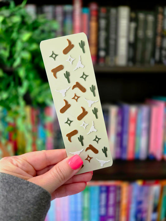 Cowboy 3D Printed Bookmark