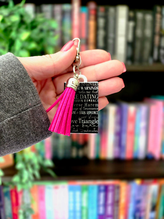 Trope Book Keychain