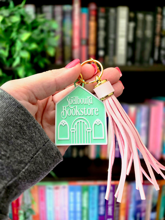 Spellbound Bookstore Keychain
