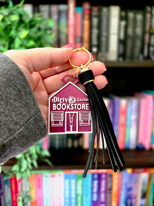 Dirty Secret Bookstore Keychain