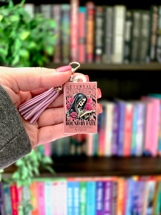 Enemies Book Keychain