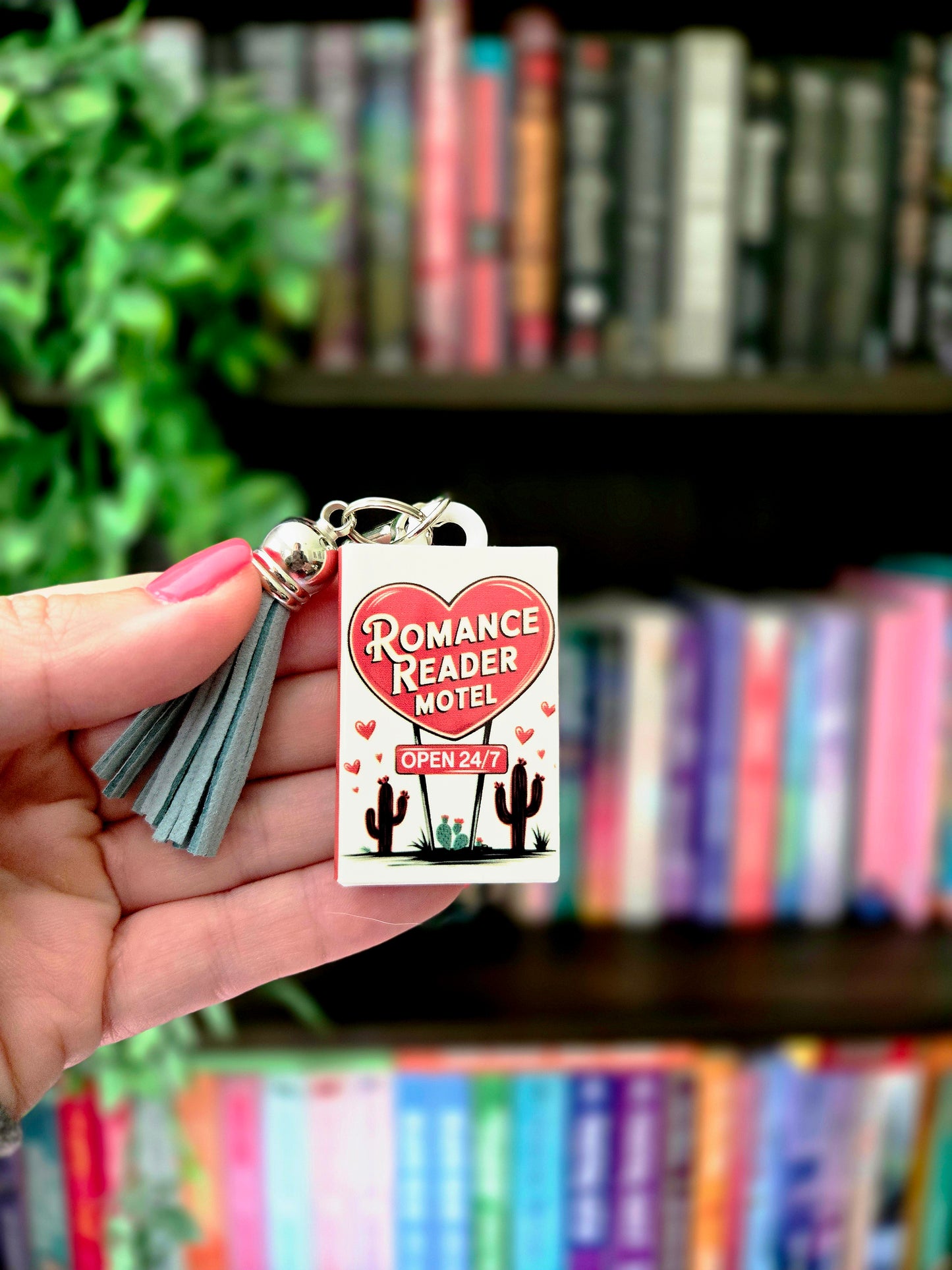 Romance Reader Keychain