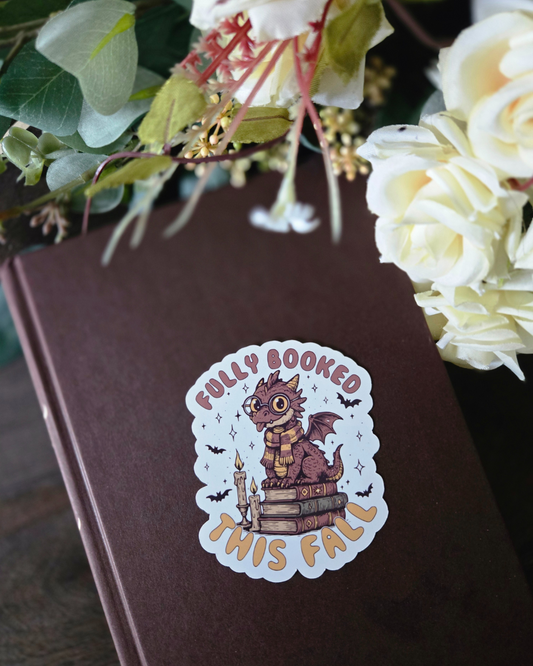 Fully Booked This Fall - Vinyl Glossy Sticker