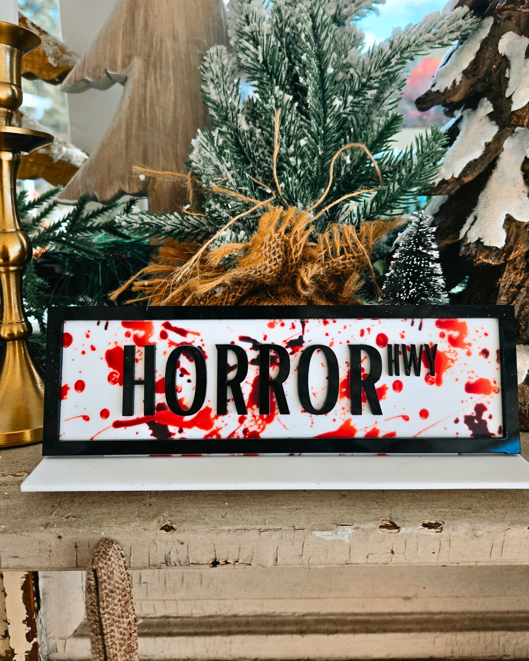 Horror Hwy Acrylic Street Sign
