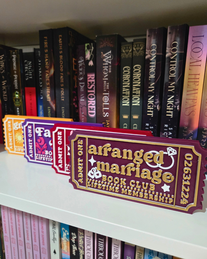 Bookish Trope Tickets - Collector's Edition (6x3")
