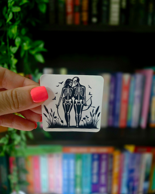 Couple Skeleton - Vinyl Glossy Sticker