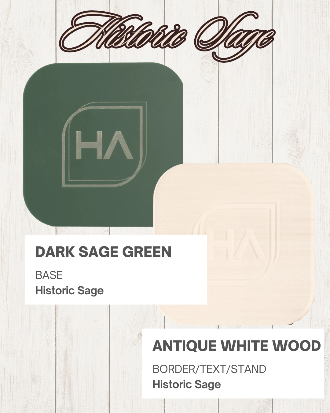 Heritage Acrylic Street Sign (Custom 8" x 2.5")