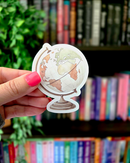 Globe - Vinyl Glossy Sticker