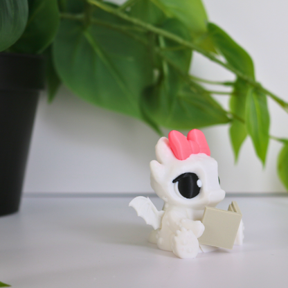 White Winged Reading Dragon