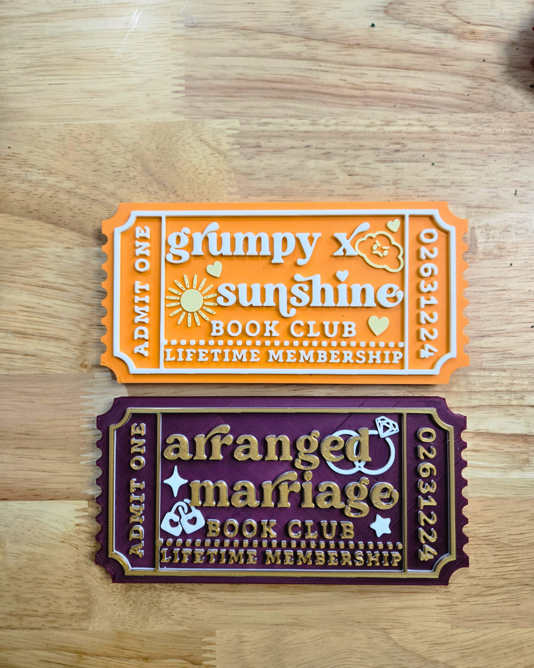 Bookish Trope Tickets - Collector's Edition (6x3")