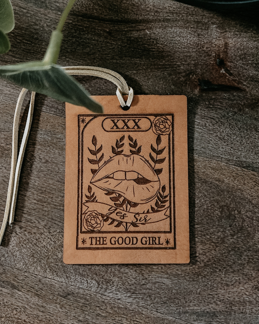 The Good Girl Leather Car Freshie