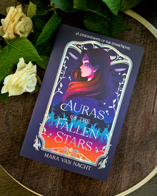 Auras of the Fallen Stars by Mara van Nacht (A Descendants of the Stars) SIGNED W/ SWAG